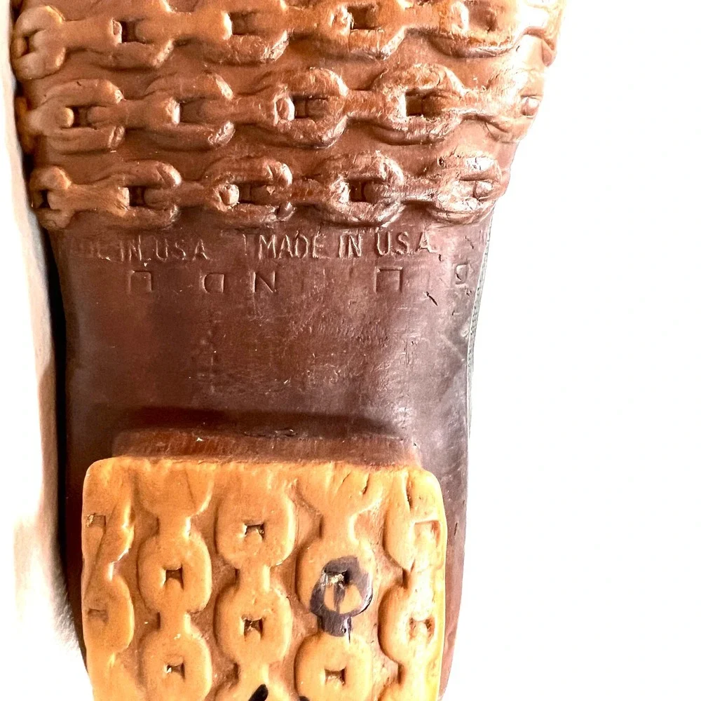LL Bean Maine Hunting Shoe Boots Brown Leather‎ Rubber Waterproof Womens Size 10